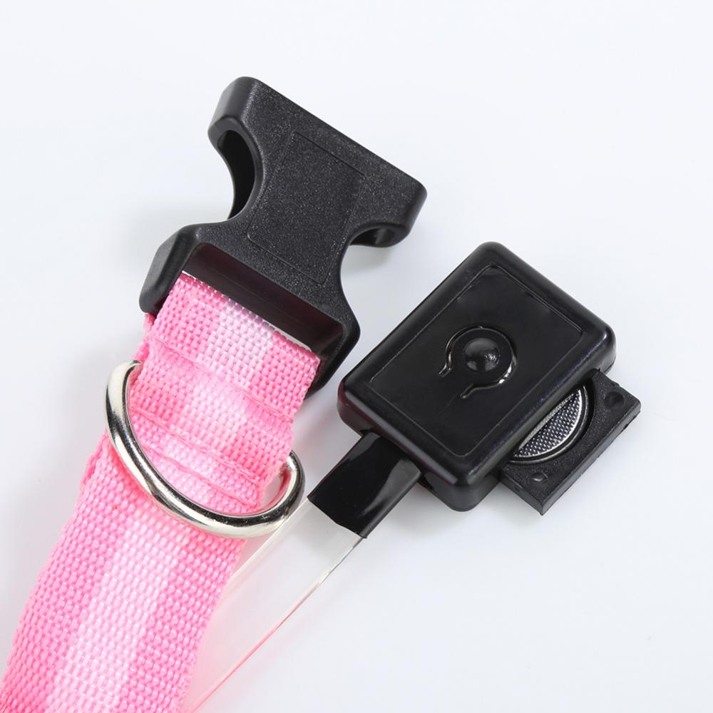 LED Dog Anti-lost Collar Glowing Luminous LED Light Pet Collar Collar For Small Medium Large Dogs Collars Leads Safety Necklace