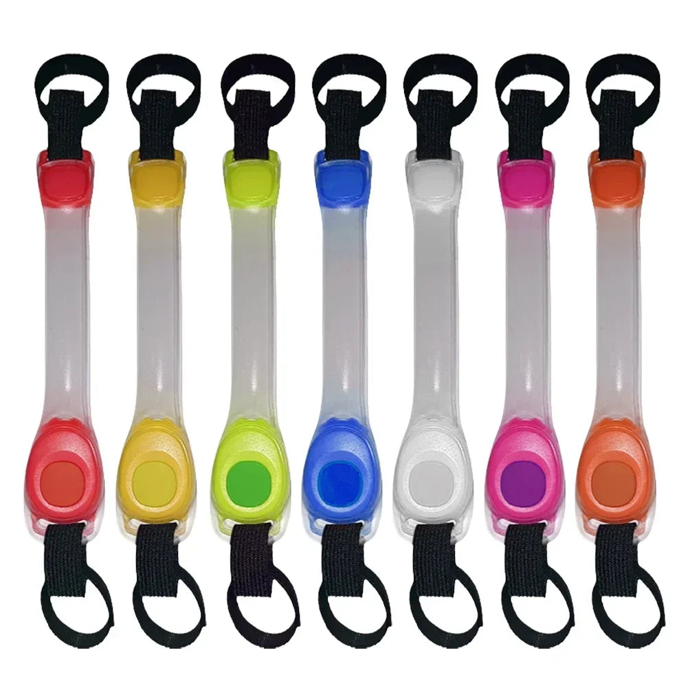 Dog Anti Lost Safety Glowing Collar Multi-Color Pendant Outdoor Waterproof Warning Led Flashing Light Strip Pet Traction Supplie