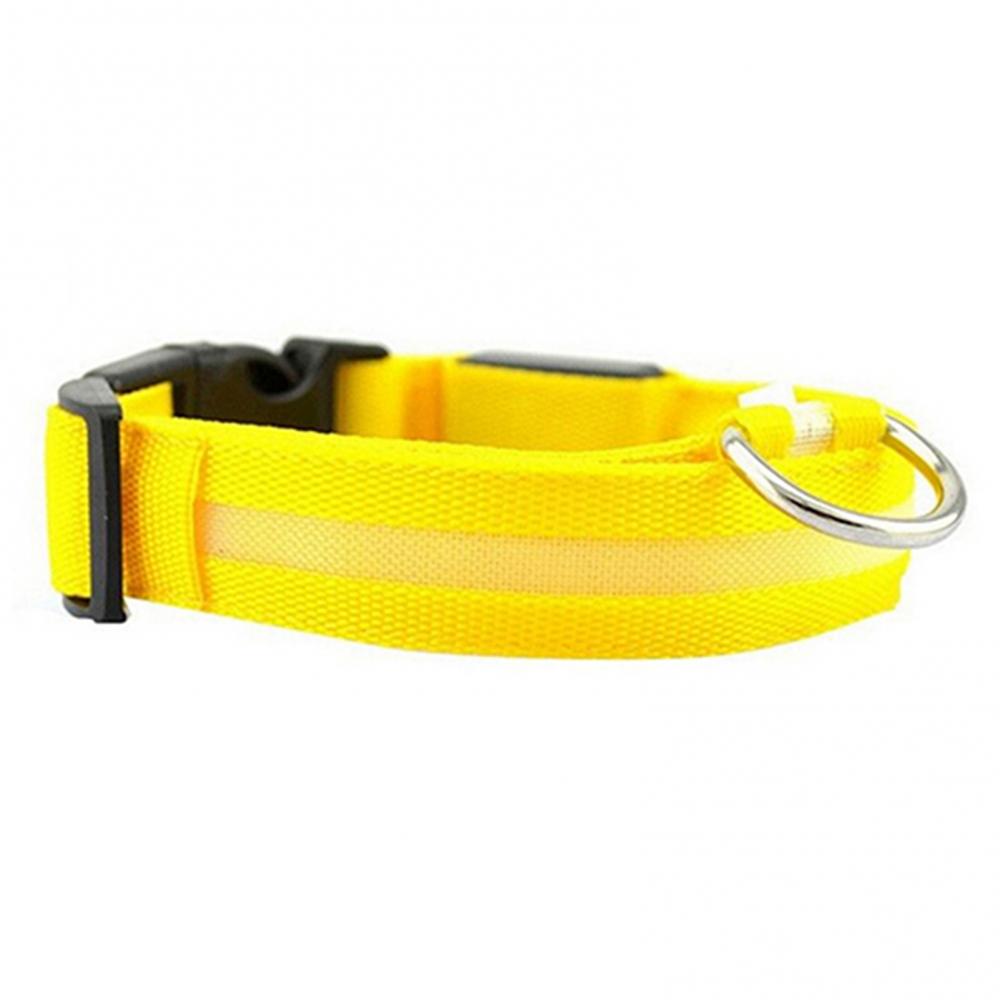 LED Dog Anti-lost Collar Glowing Luminous LED Light Pet Collar Collar For Small Medium Large Dogs Collars Leads Safety Necklace