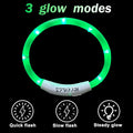 Dog Light Up Collar LED Collar Light Up Cat Collar USB Rechargeable Collar Christmas Decoration Pet Collar Pet Christmas Gifts