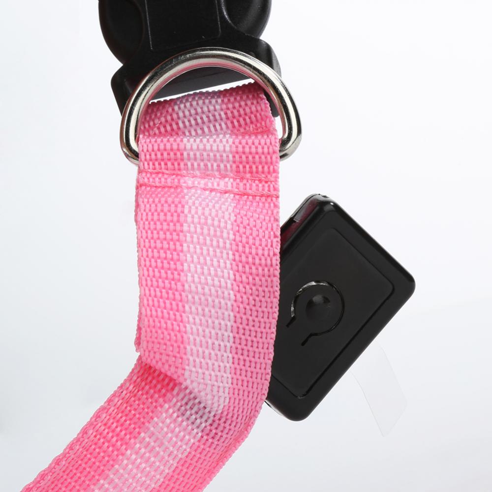 LED Dog Anti-lost Collar Glowing Luminous LED Light Pet Collar Collar For Small Medium Large Dogs Collars Leads Safety Necklace