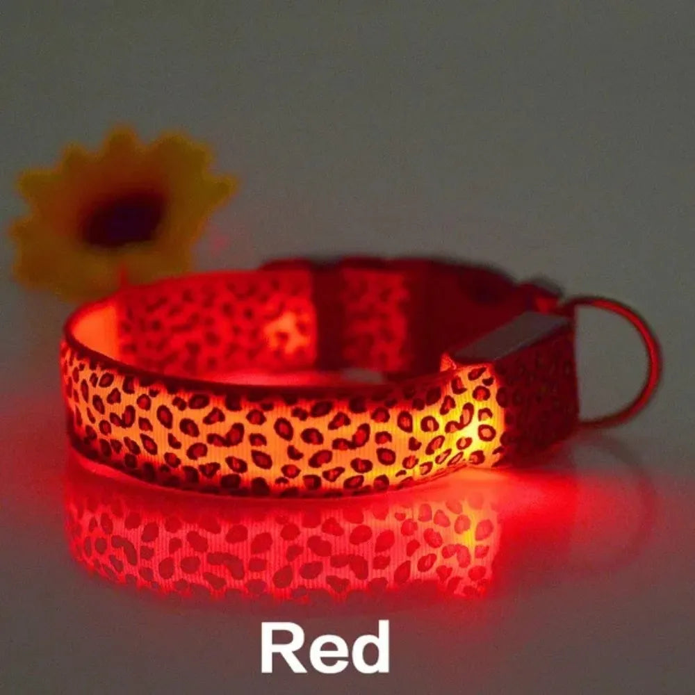 Led Dog Collar Anti-Lost Nylon Dog Collar Personalized Pet Collar for Stonego Small Medium Large Pet