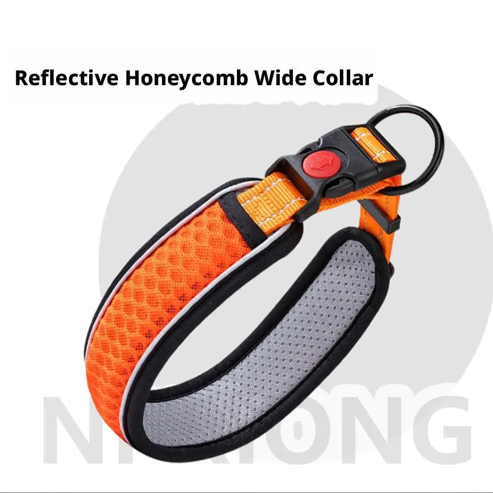 Dog Collar Nylon LED Night Safety Flashing Glow In The Dark Pet Dog Leash pet Dogs Luminous Fluorescent dog accessories collar