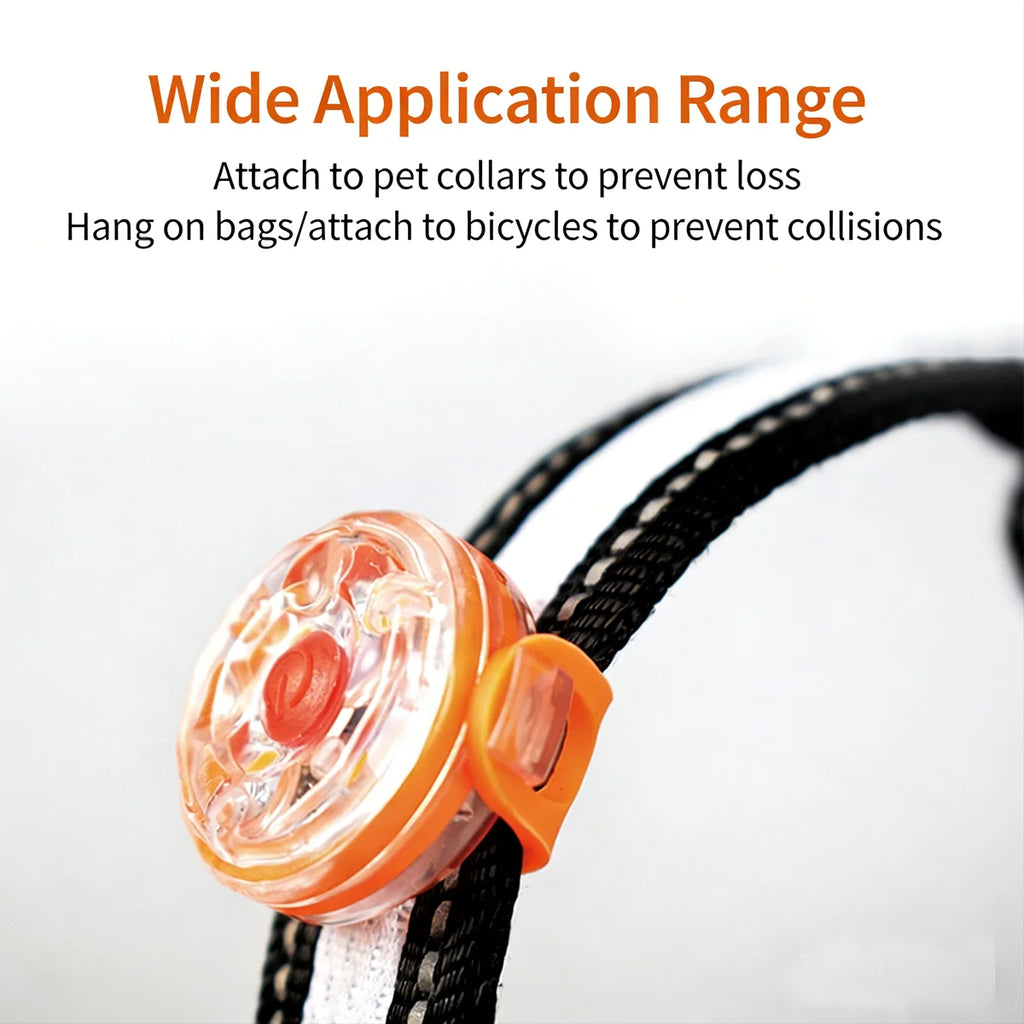Dog Collar LED Light (USB Rechargeable) Waterproof Flashing Pendant Suitable For Night-time Dog Walking To Prevent Loss Alert