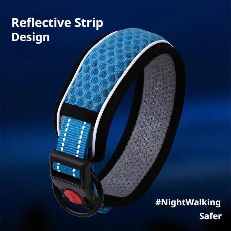 Dog Collar Nylon LED Night Safety Flashing Glow In The Dark Pet Dog Leash pet Dogs Luminous Fluorescent dog accessories collar