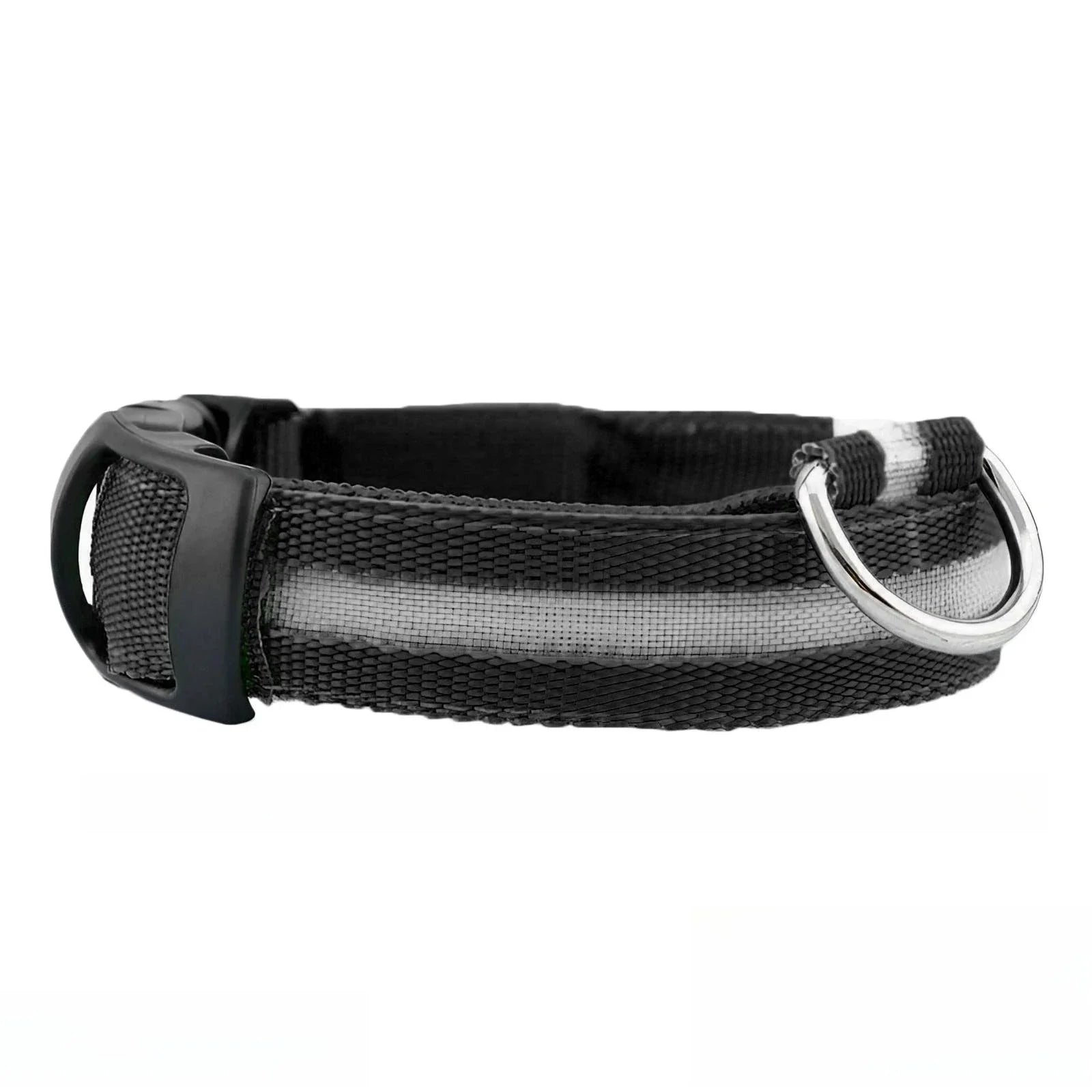 Nylon Reflective LED Dog Collar Light Up Pet Collar Dog Lights Night Walking Camping Supplies