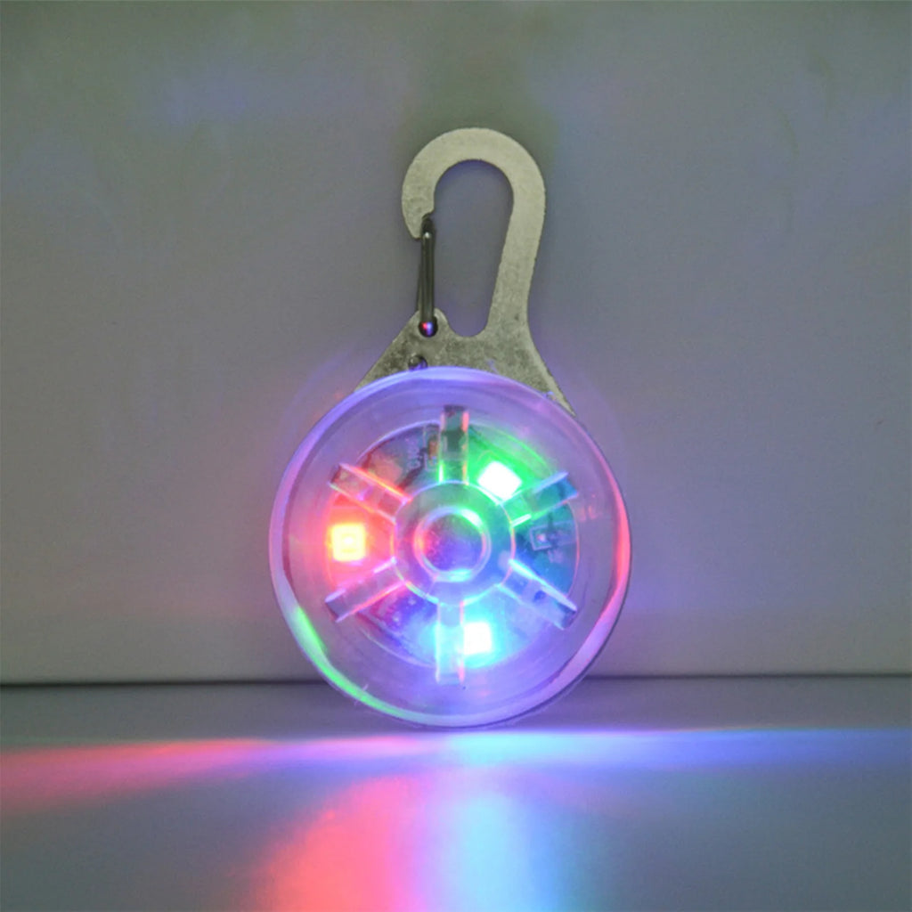 LED Glow Dog Collar Pendant Light Up Pet Accessories Night Safety Walking for Cat Dog Small Medium Large