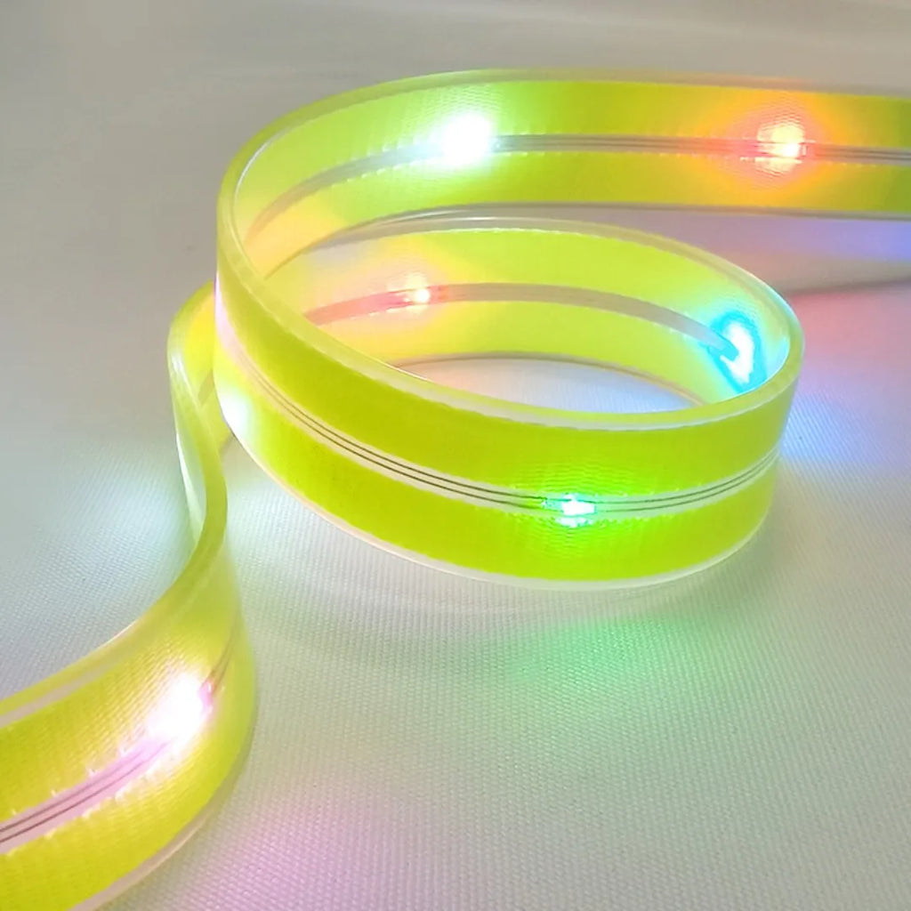 New Adjustable Led Glowing Pet Dog Collar PVC Waterproof  Anti Dirty Easy To Clean for Big Small Dogs Puppy Cat Luminous Collar
