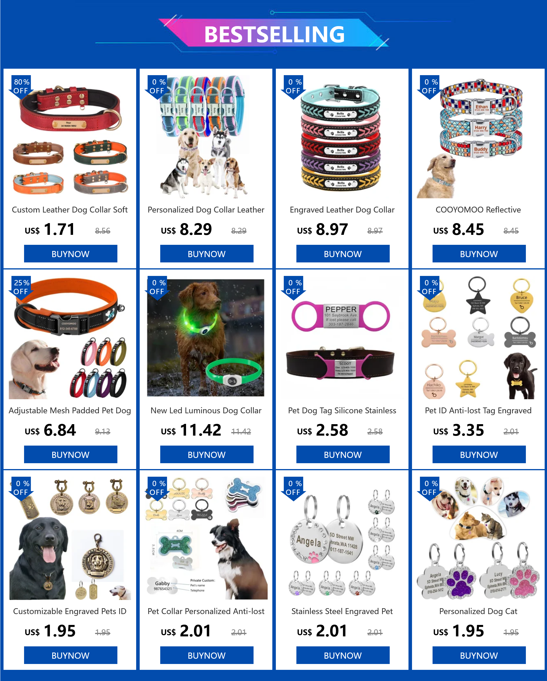 New Led Luminous Dog Collar PVC Waterproof , For Large Medium Small Dogs Collar Usb Light Night Safety Pet Glowing Accessories