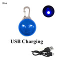Led Dogs Collars Pendant Rechargeable Pet Usb Luminous Collar Pendant Puppy Flash Light Leash Accessorie Decoration Dog Necklace