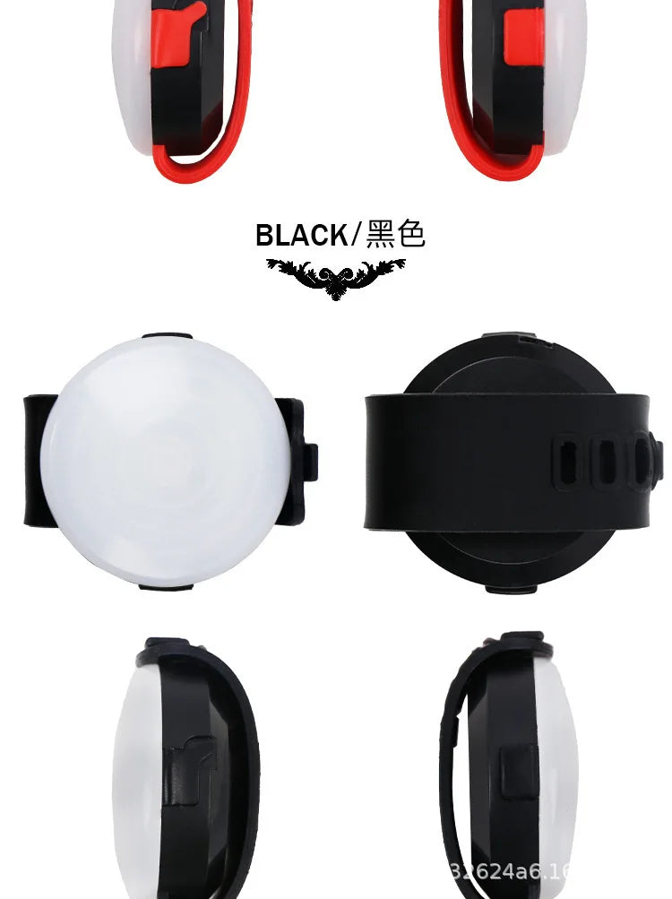 LED Dog Collar Pendant Rechargeable Pet USB Charge Luminous Collar Pendant Pet Flash Light Safety Necklace Light Clip-on Light